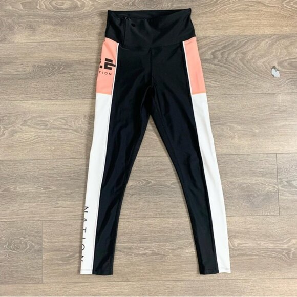 P.E Nation Without Limits Legging High Rise Waist 7/8 length Black Size Small - Picture 4 of 16